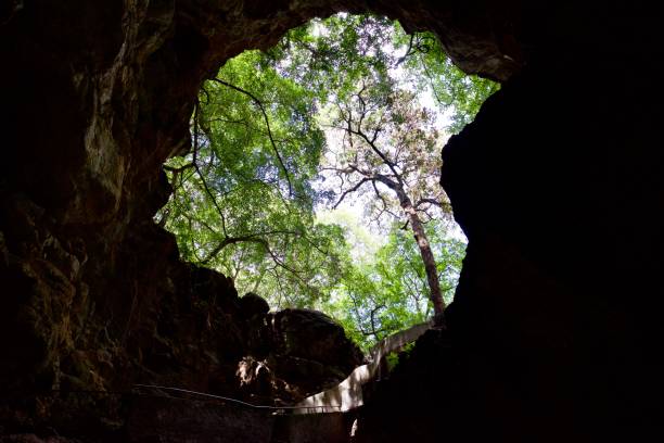 Over view of the Burra Caves while Places visit in Araku in areal root.